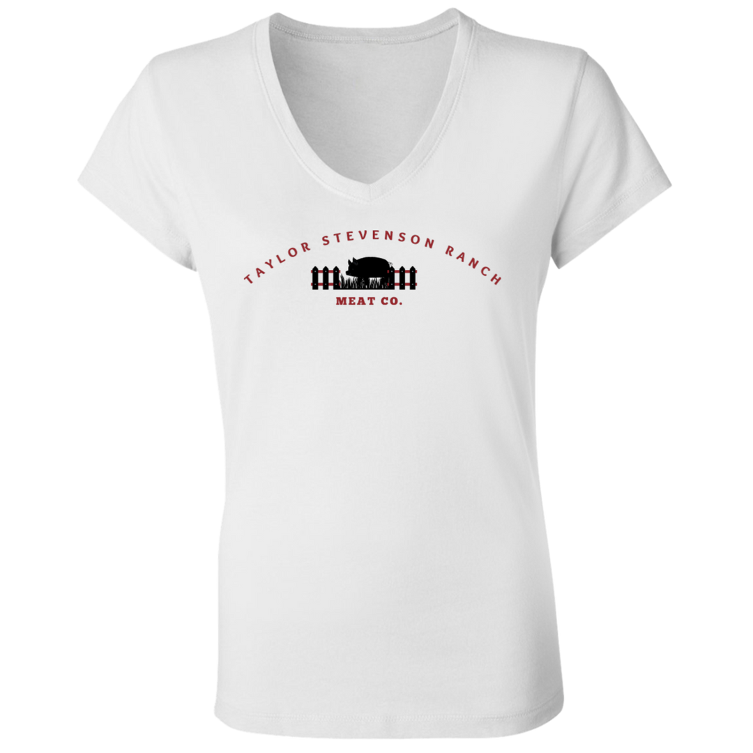 TSR Ladies' Jersey V-Neck T-Shirt